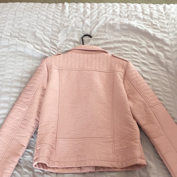 Pink leather jacket :) - Picture 2 of 4
